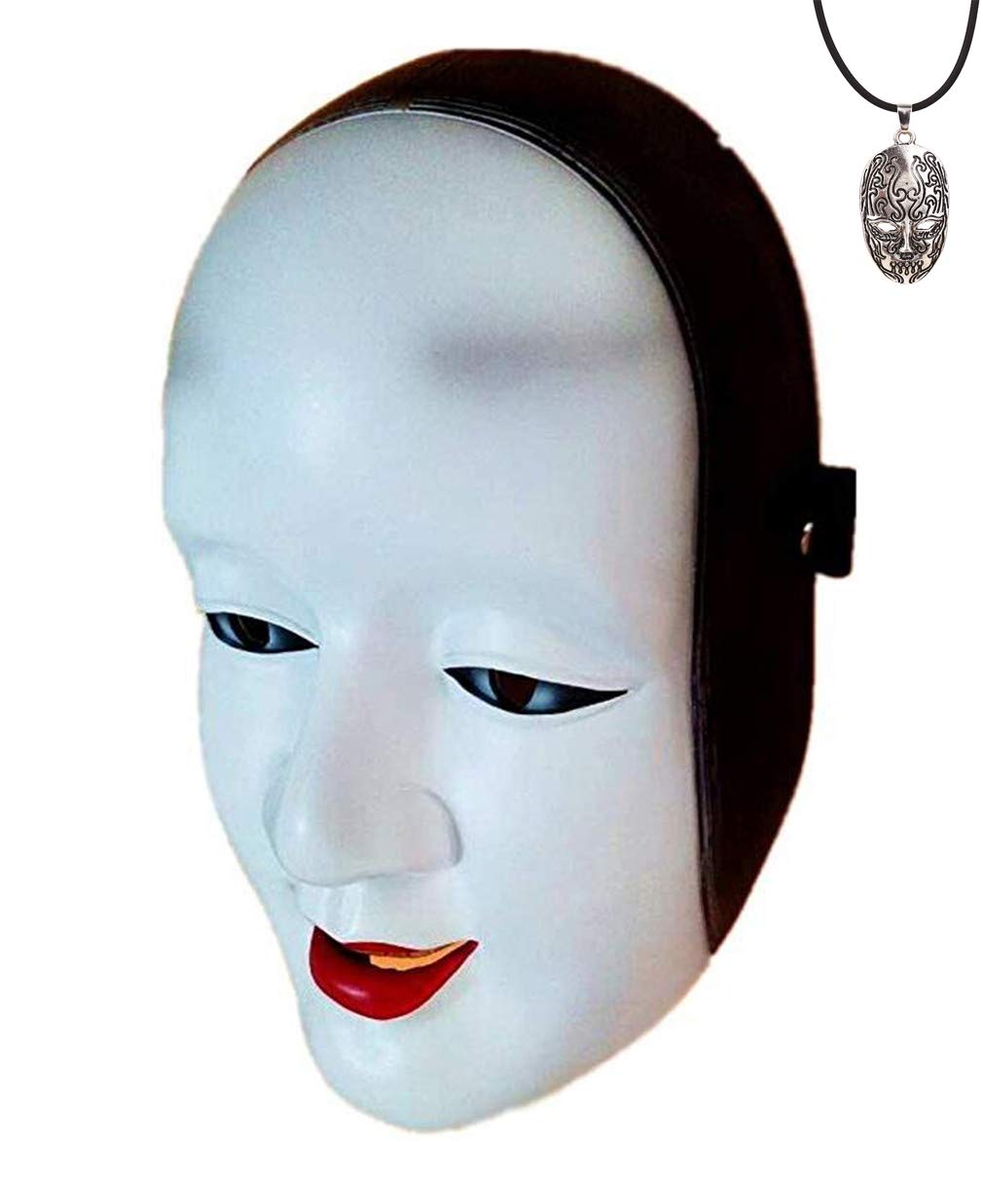 能面 天冠下 天女 女神 女面 小面 神楽 民芸 お面 マスク Amazon.co.jp: お面 女能面 高級仮面 民芸品お面 豪華能面 パーティー